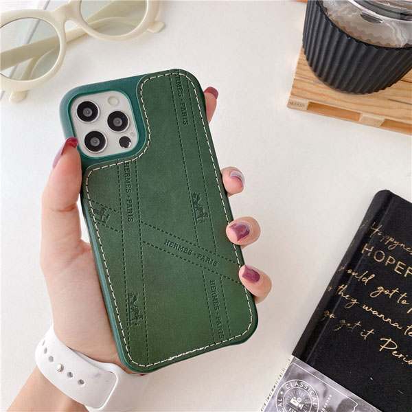 エルメス iPhone12/12pro レザーケース