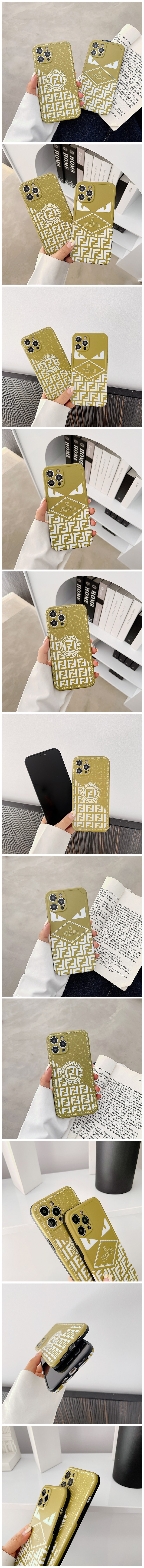 フェンディ アイフォン12/12proケース モンスター柄 FENDI iPhone12pro maxケース