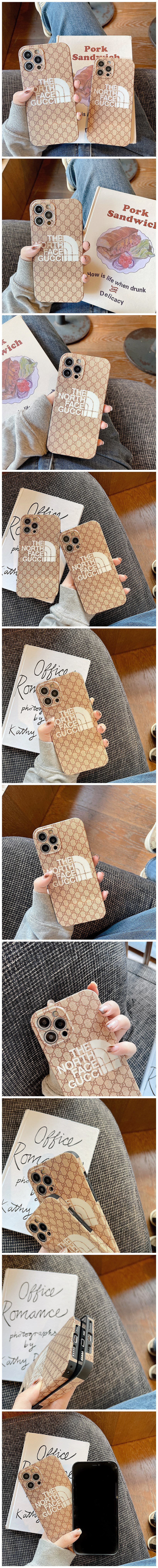 グッチ ザノースフェイスコラボ アイフォン12pro maxケース GUCCI THE NORTH FACE iPhone12/12pro ケース