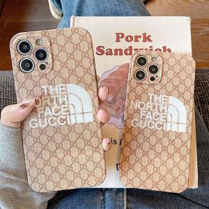 GUCCI THE NORTH FACEコラボ iPhone12/12pro ケース グッチ ザノースフェイスアイフォン12pro maxケース iphone11/11pro/11pro maxカバー