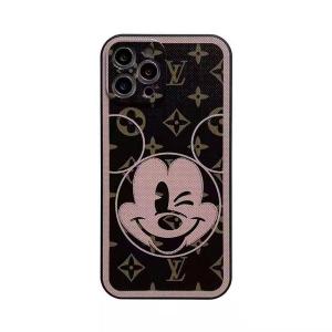 ルイヴィトン ミッキーコラボ アイフォン12/12pro maxケース ブラント LV MICKEY iPhone12プロケース アイフォン11/11pro/11pro maxカバー 可愛い