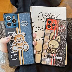 グッチ バーバリー iPhone12/12pro maxケース スクエアケース 四角 GUCCI BURBERRY iPhone 12 Pro ケース ブラント iphone11/11pro/11pro maxカバー