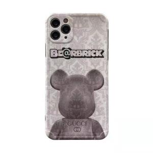 グッチ ベアブリック iPhone12プロ ケース ブラント GUCCI BE@RBRICK iphone12/12pro maxケース カッコイイ iphone11/11pro maxカバー