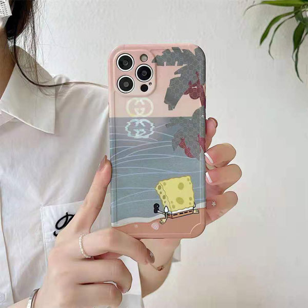 可愛いアニメ iphone13pro maxケース グッチ