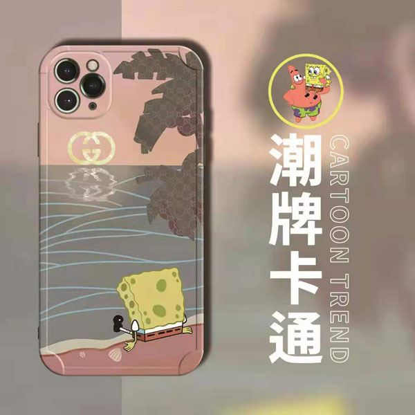 可愛いアニメ iphone13pro maxケース グッチ