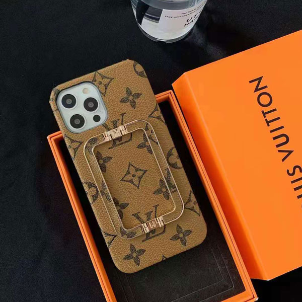 スタンド機能付き iphone13pro maxケース ルイヴィトン