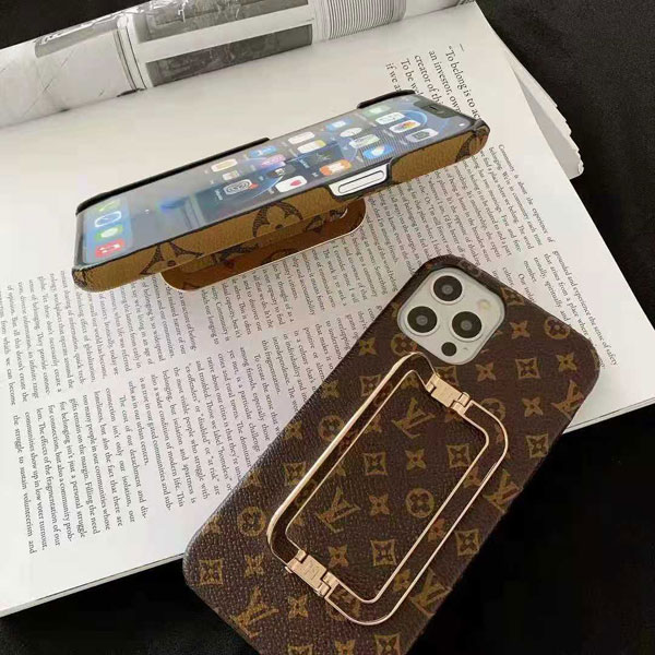 スタンド機能付き iphone13pro maxケース ルイヴィトン
