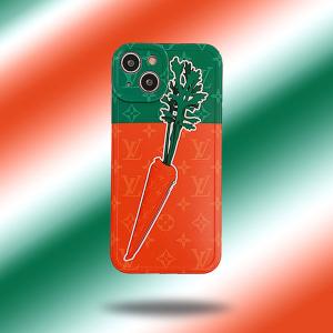 可愛い ルイヴィトン iPhone13/13 pro maxケース 人参 ニンジン アイフォン13pro/12/12pro maxカバー ブランド LV iphone11/11pro max携帯ケース