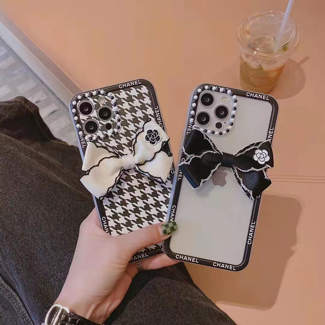 可愛い シャネル iPhone13pro maxケース