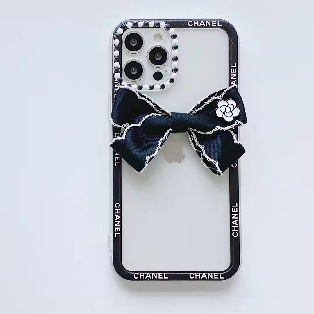 可愛い シャネル iPhone13pro maxケース