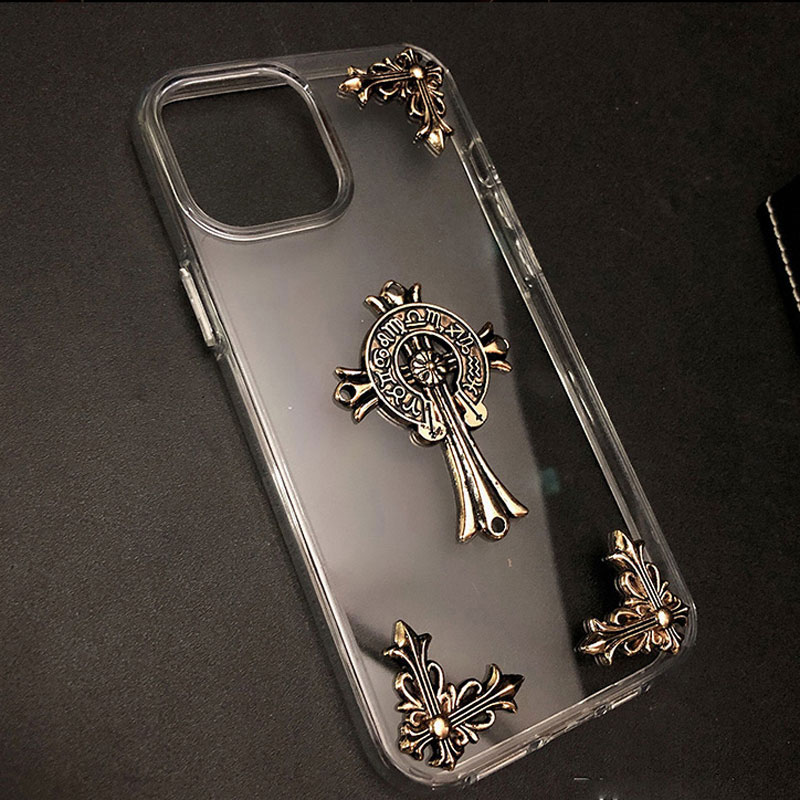 ブランド Chrome Hearts iPhone 13/13プロケース 透明 クロムハーツ iPhone13pro maxケース