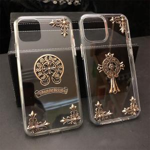ブランド クロムハーツ iphone13pro/13ケース 透明ケース アイフォン13pro maxカバー Chrome Hearts iphone12/12pro/11/11pro max保護カバー シリコン