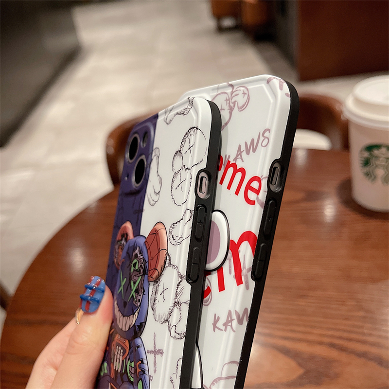 Supreme カウズ コラボ iPhone13/13pro maxケース シュプリーム