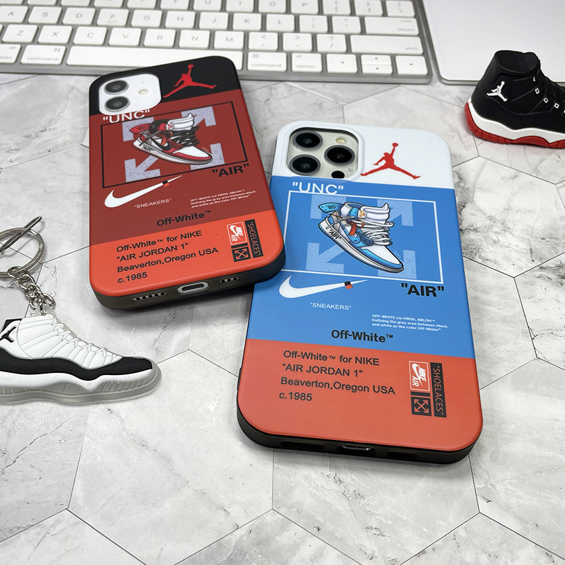 オフホワイト X NIKE AIR JORDAN アイフォン13ケース