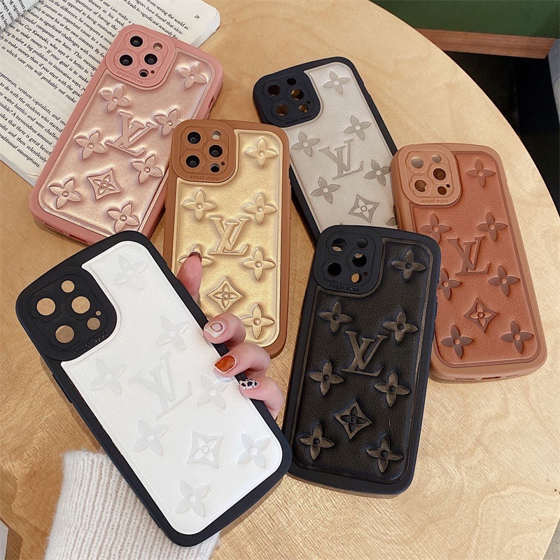 ルイヴィトン 型押し iPhone13ケース
