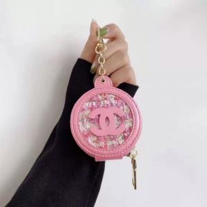 可愛い シャネル エアポッツポーチ AirPods3ケース 第三世代 ブランド CHANEL AirPods Pro保護カバー カラビナ付き airpods 2/1ケース イヤホンケース