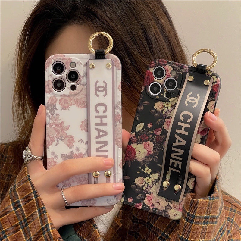 スタンド機能 iPhone13 Pro Maxケース シャネル