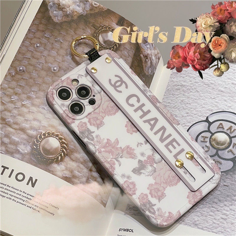 ハンドベルト付き シャネル iPhone 13 Proケース