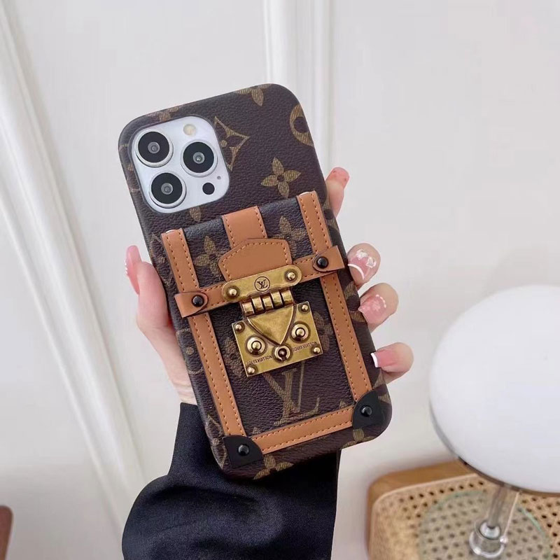 ルイヴィトン iPhone13レザーケース