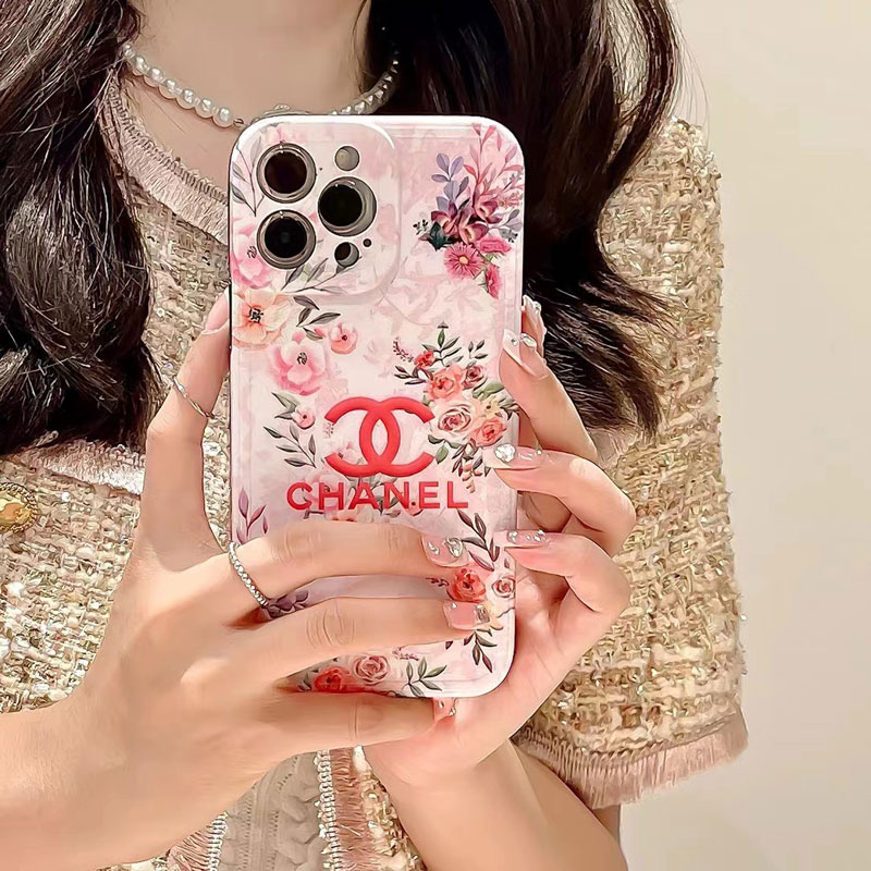 シャネル iPhone14ケース 花柄
