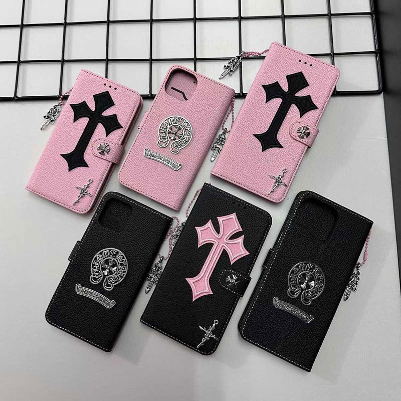 手帳型 クロムハーツ iPhone14ケース