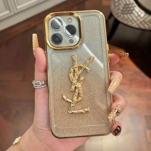イヴ・サンローラン アイフォン14/14 Pro Maxケース キラキラ iPhone14プロカバー オシャレ YSL iphone13/13pro/12pro max保護カバー 人気
