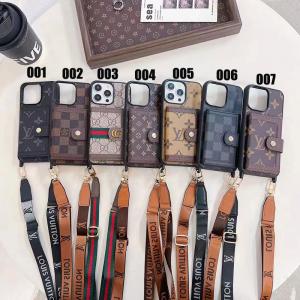 ルイヴィトン iPhone16/16pro/15/16プロマックスケース カード収納 ブランド iPhone14 Pro/14 Pro Maxカバー LV アイフォン16pro maxケース ショルダ...