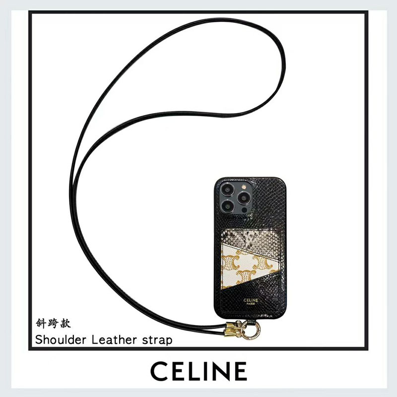 セリーヌ iPhone16ケース カード入れ
