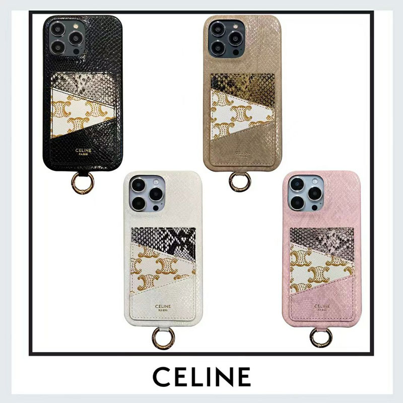 セリーヌ iPhone16ケース カード入れ