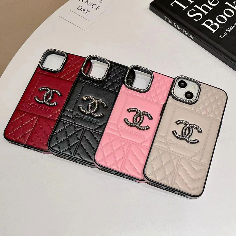 レザー iPhone16pro maxケース シャネル