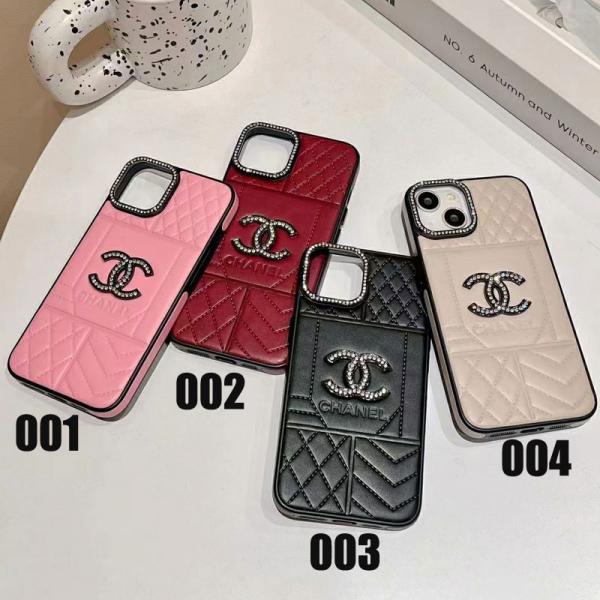 シャネルiPhone16/16プロケース ブランド アイフォン16pro max/15/15promaxレザーケース chanel iphone14/14pro/13/12/11 携帯ケース