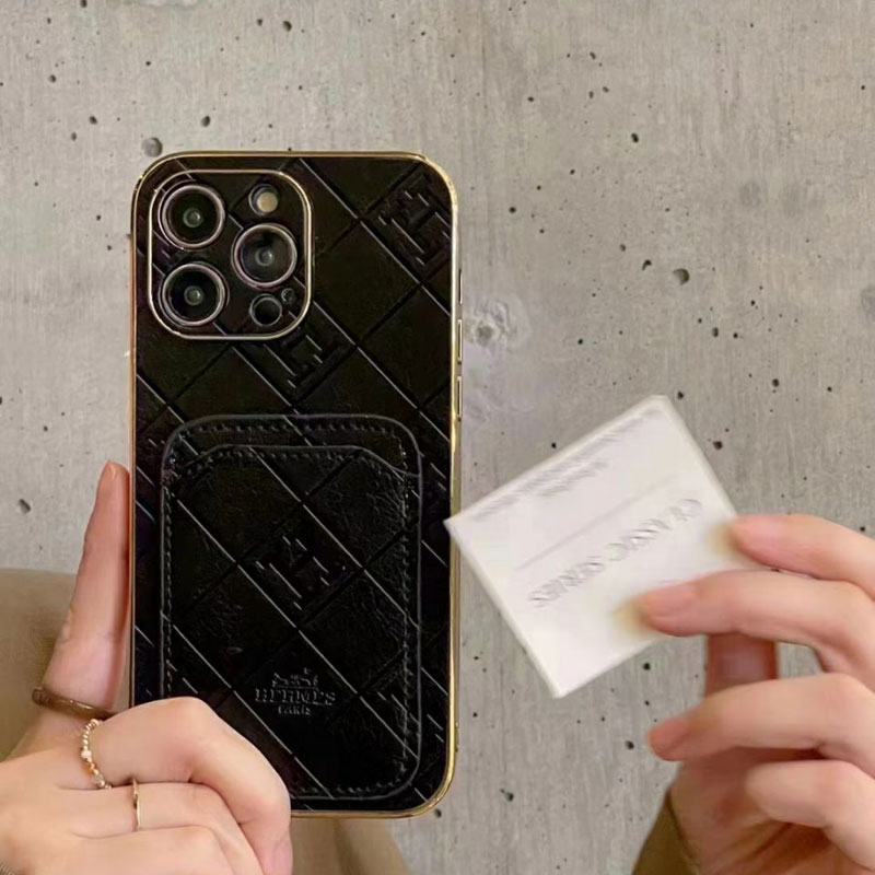 エルメス iPhone16プロケース カード収納