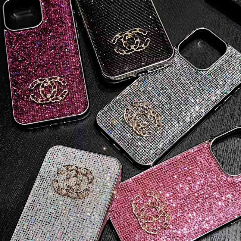 キラキラ シャネル iPhone16ケース
