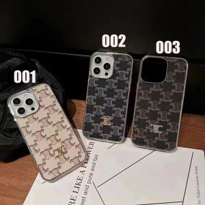 セリーヌ iPhone 16 16 Proケース メッキ アイフォン15/16pro maxケース ブランド CELINE iphone14/13/12/11カバー 高品質