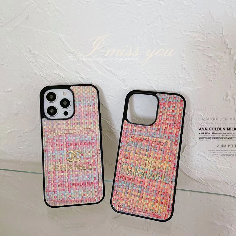 シャネル iPhone15/15pro maxケース カード収納