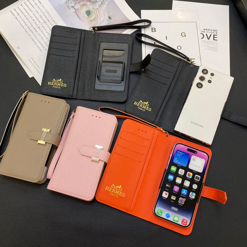 エルメス Xperiaケース 手帳型 スライド式