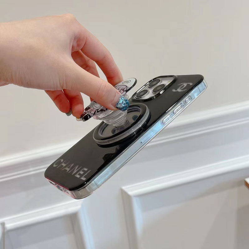 マホグリップ付き iPhone16pro maxケース シャネル
