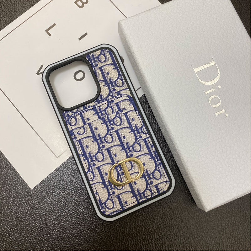 ディオール アイフォンケース16pro カード入れ