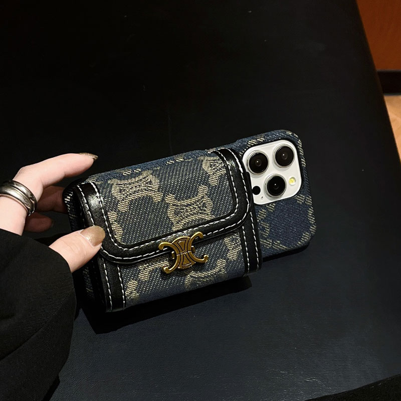 セリーヌ iPhone16ケース カード収納